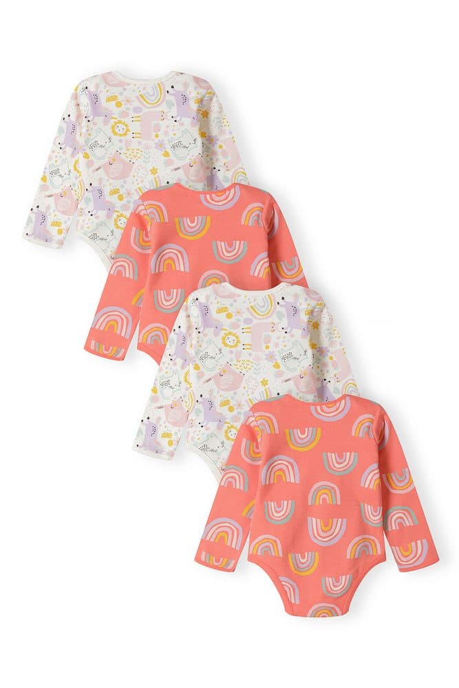 Body kojenecké 4pack, Minoti, 16mbabay 9, růžová - 50/56 | NB - náhled 2