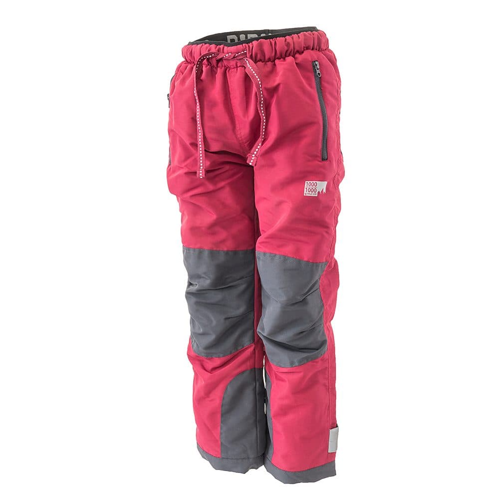 kalhoty sportovní outdoorové, podšité fleezovou podšívkou, Pidilidi, PD1121-16, vínová - 104 | 4roky - náhled 5