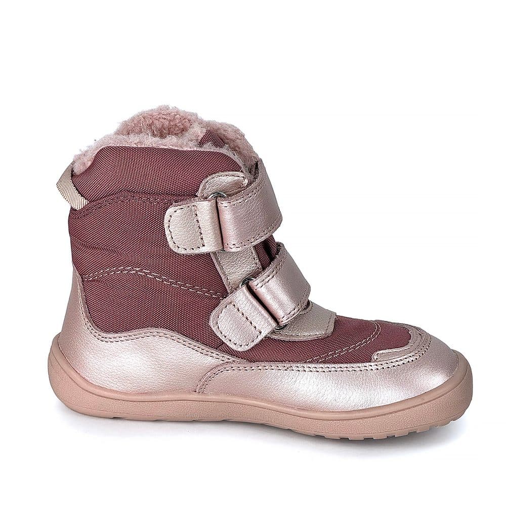 Dívčí zimní barefoot boty PRO-tex Protetika - NUT PINK - 22 - náhled 4
