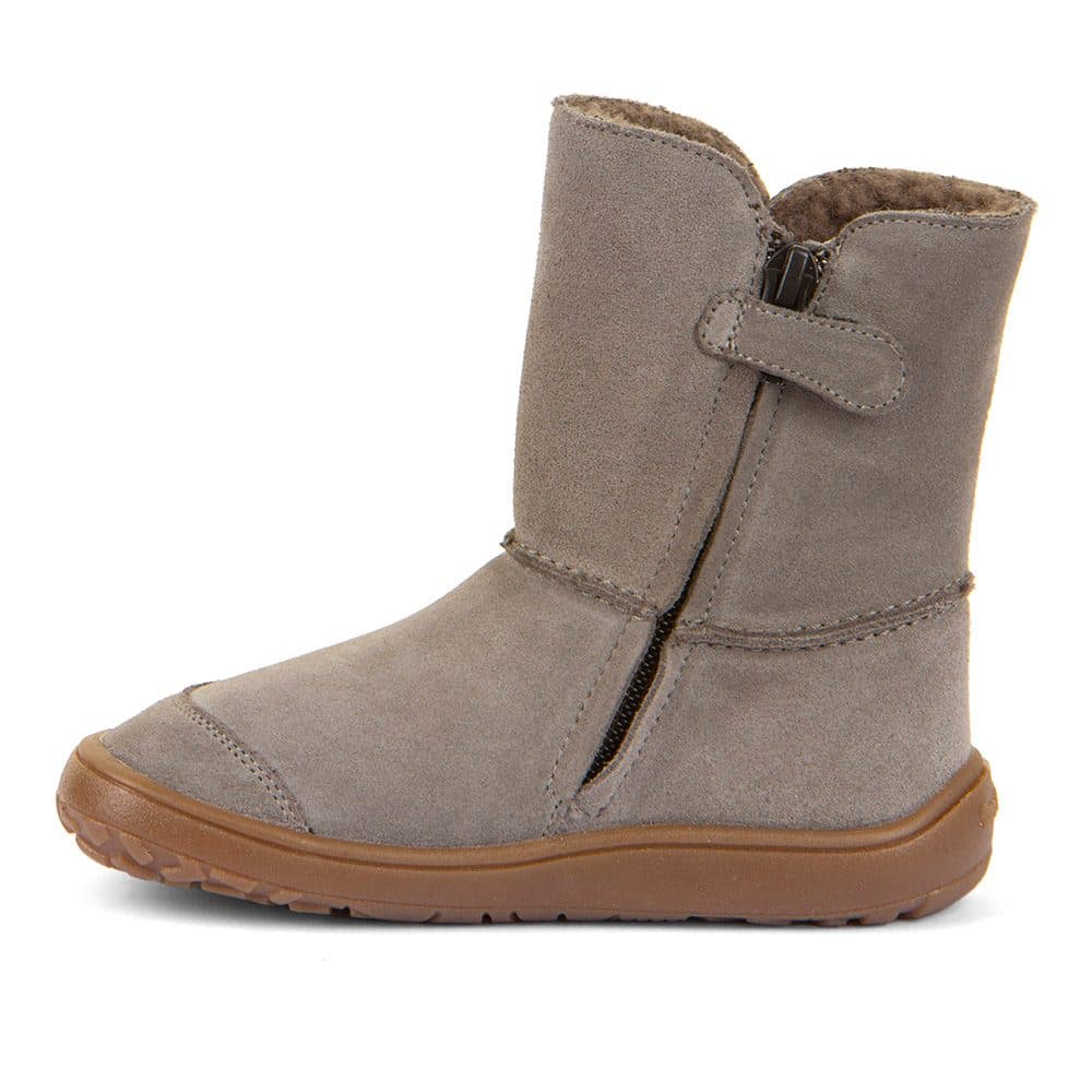 Dětské zimní barefoot boty TEX SUEDE Gray G3160250-3 - 34 - náhled 3