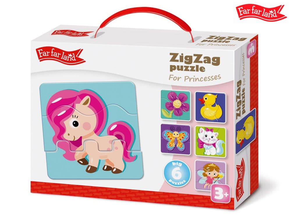 Far Far Land Puzzle ZigZag pro princezny, Far Far Land, W022256