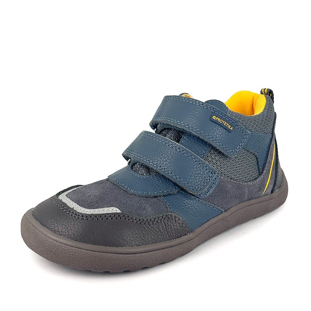Chlapecké celoroční barefoot boty Protetika BANET GREY -