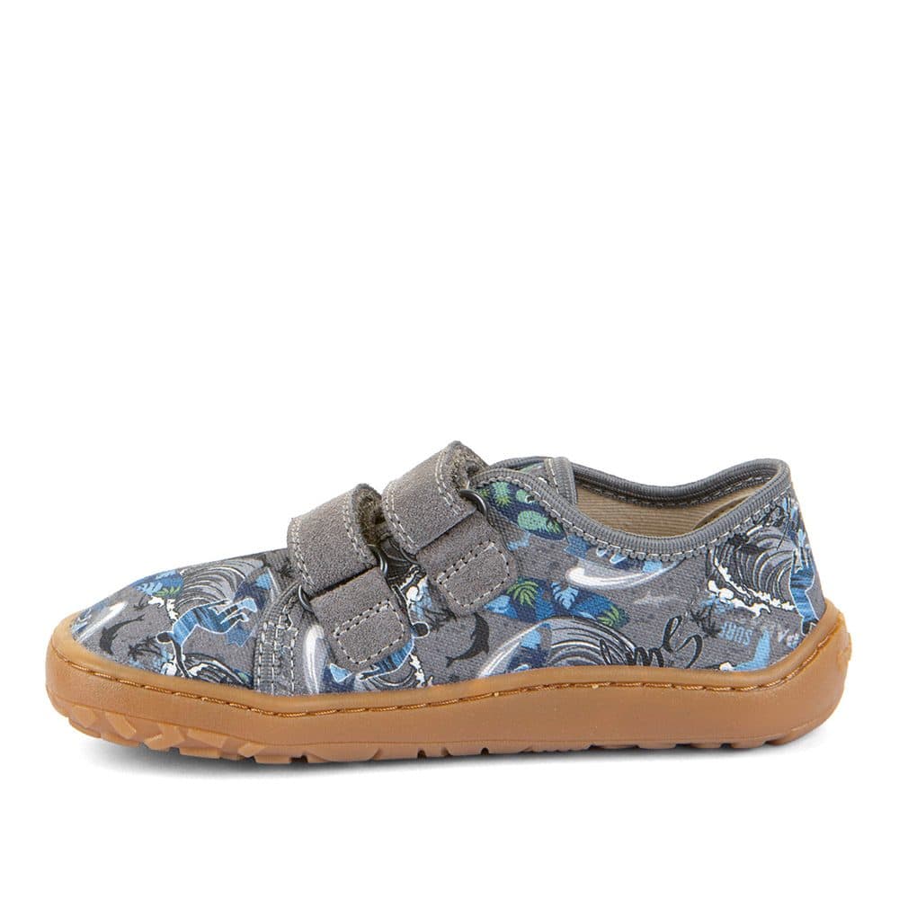 Dětské plátěné barefoot tenisky CANVAS GRAY+ Froddo G1700440-8 - 25 - náhled 3