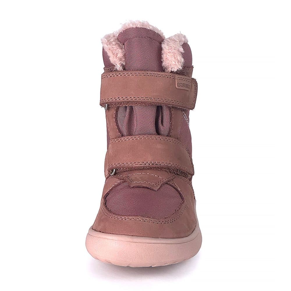 Dívčí zimní barefoot boty PRO-tex Protetika - LORA OLD PINK - 21 - náhled 2