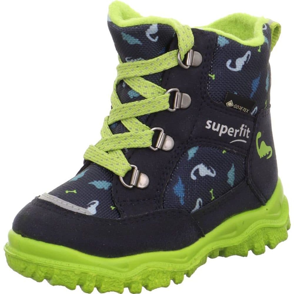 Chlapecké zimní boty HUSKY1 Blue/Light Green Gore-Tex, Superfit,1-006046-8000 -