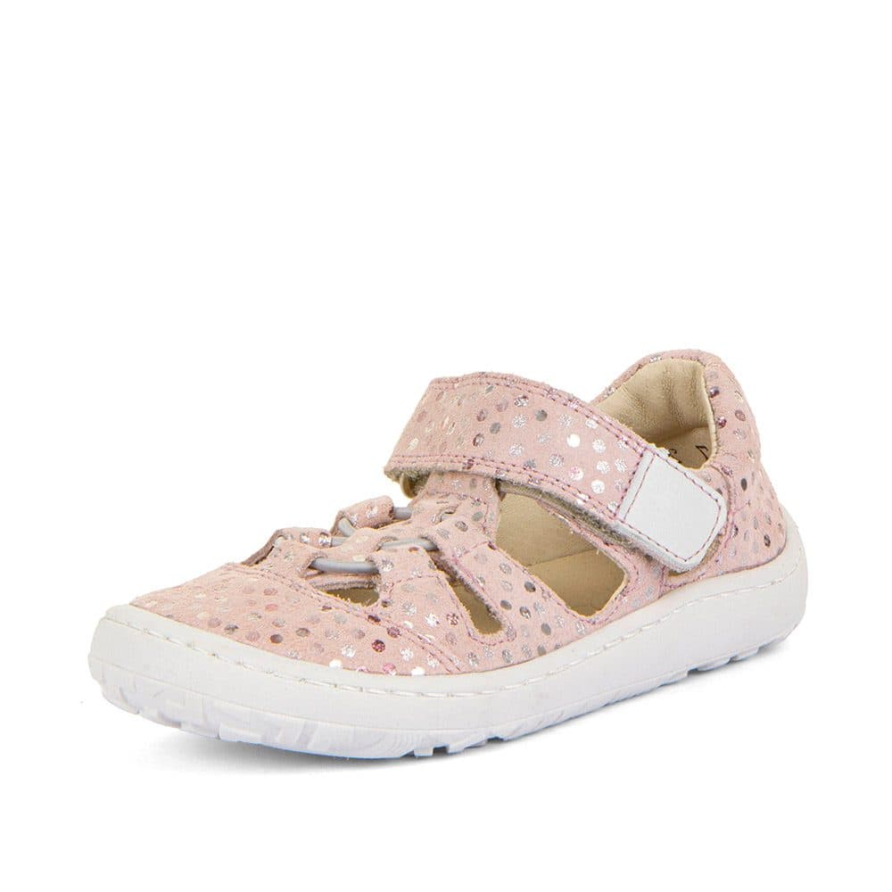 Dívčí barefoot sandály ELASTIC Pink+ Froddo G3150262-7 růžová -