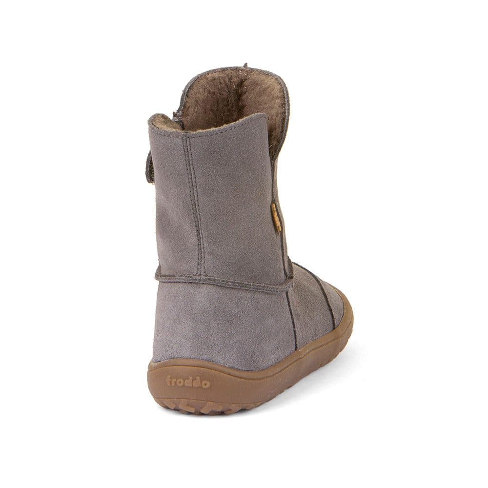 Dětské zimní barefoot boty TEX SUEDE  Gray, Froddo, G3160238-3, šedá - 27 - náhled 3