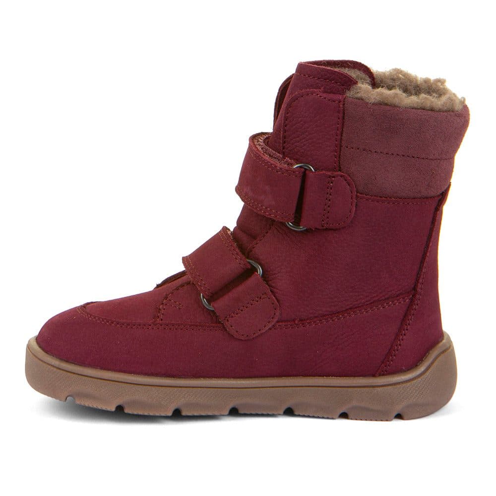 Dívčí zimní barefoot boty ZERU TEX WINTER Bordeaux Froddo G3160240-8 - 28 - náhled 3