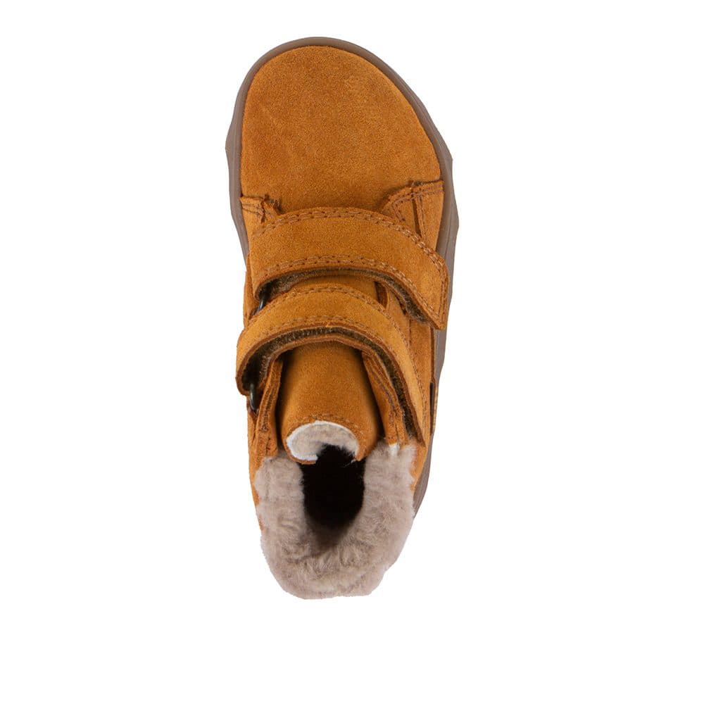 Dětské zimní barefoot boty ZERU TEX FURRY Cognac Froddo G2110151-2 - 22 - náhled 5