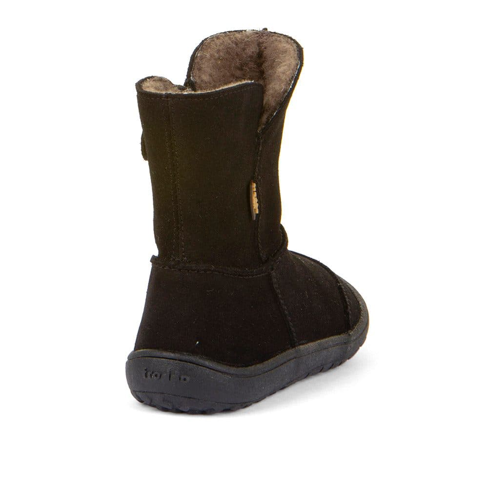 Dětské zimní barefoot boty TEX SUEDE  Black, Froddo, G3160238-4, černá - 27 - náhled 3