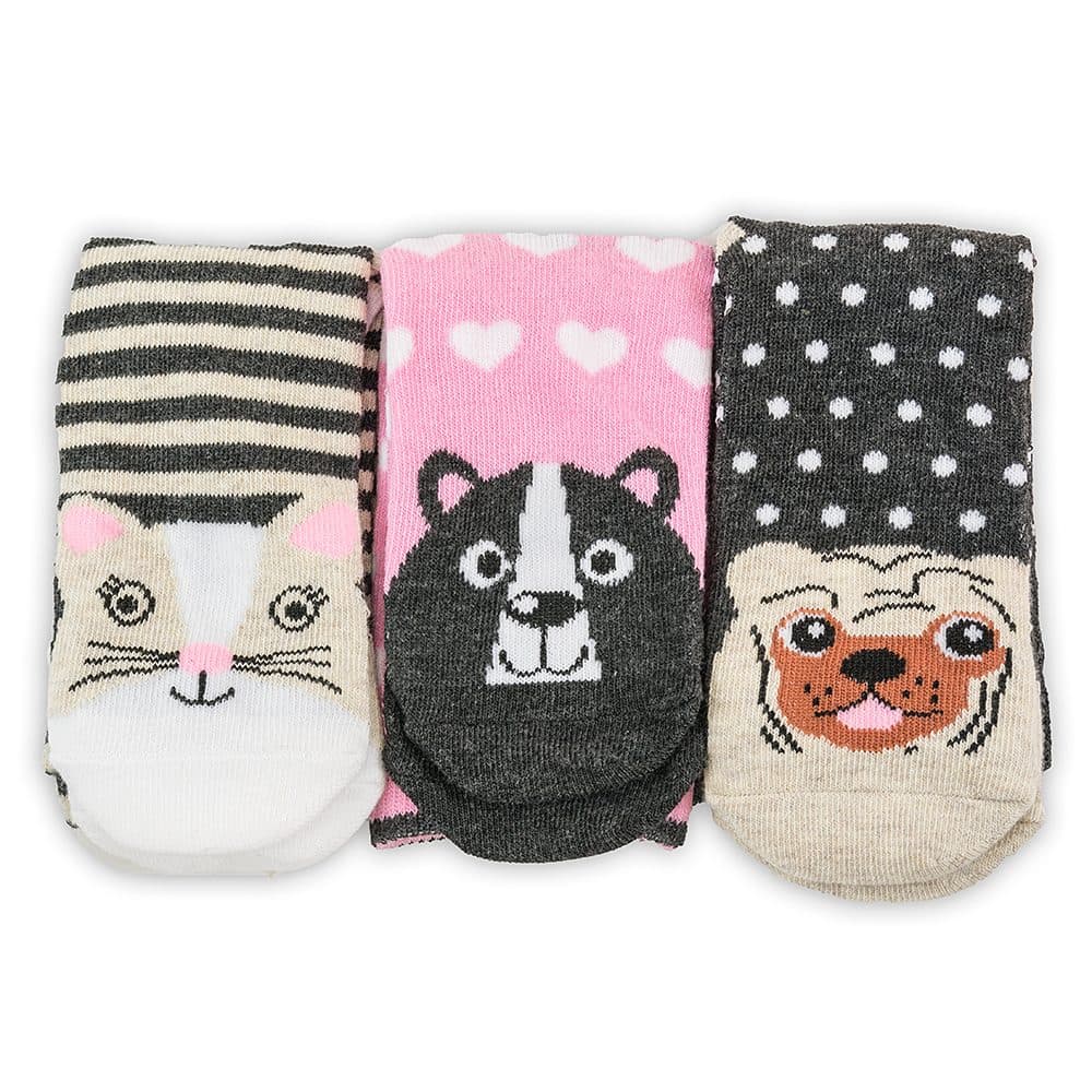 veselé ponožky FUNNY dívčí - 3pack, Pidilidi, PD0136-01, holka -