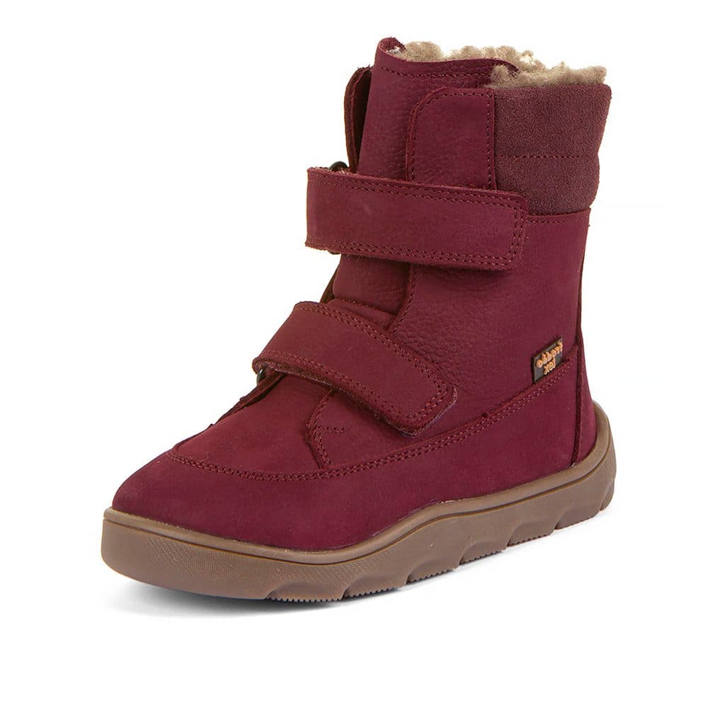 Dívčí zimní barefoot boty ZERU TEX WINTER Bordeaux Froddo G3160240-8 - 28 - náhled 1