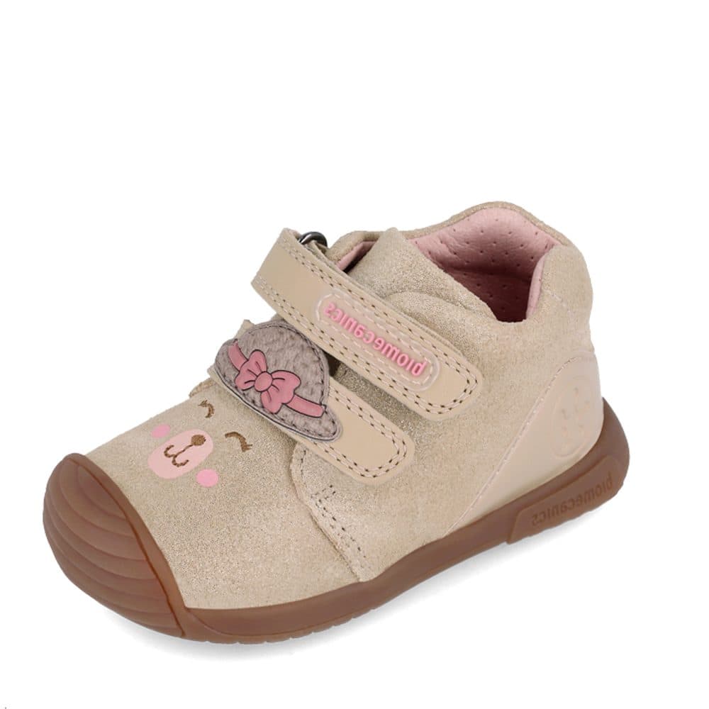 Dívčí barefoot tenisky Latte Mocchiato, Biomecanics, 241107-C677 -