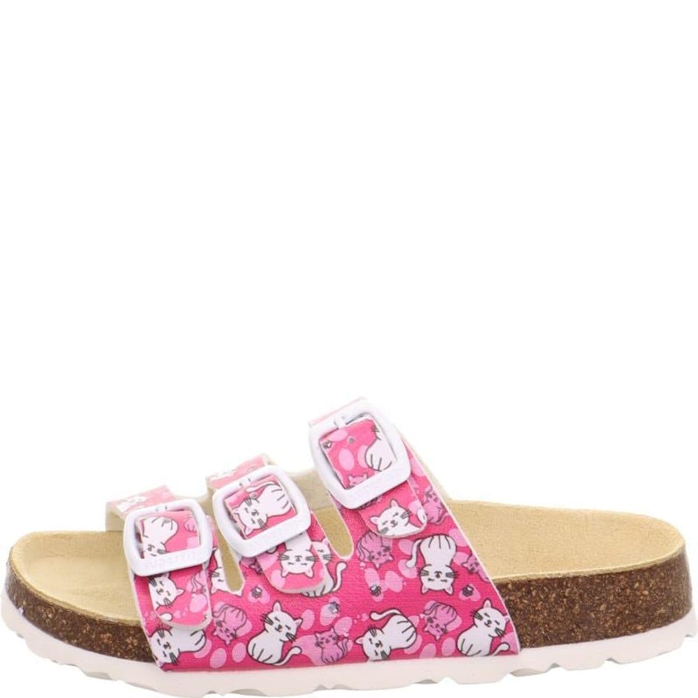 Dívčí korkové pantofle Superfit FOOTBAD Pink/Multicolored 1-800113-5650 - 38 - náhled 2