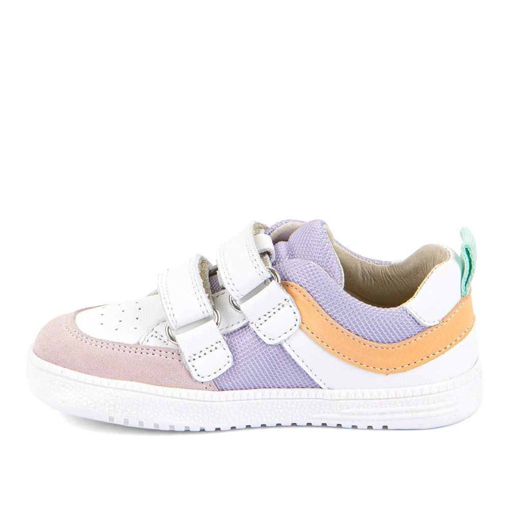 Dívčí barefoot textilní tenisky LOOP WHITE/LILA Froddo G3130282-8 - 24 - náhled 3