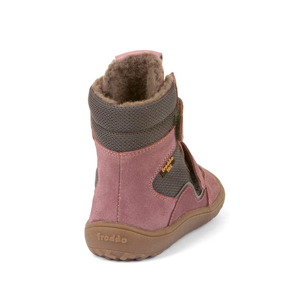 Dívčí zimní barefoot boty TEX WINTER Gray Pink, Froddo, G3160233-6, růžová - 39 - náhled 3