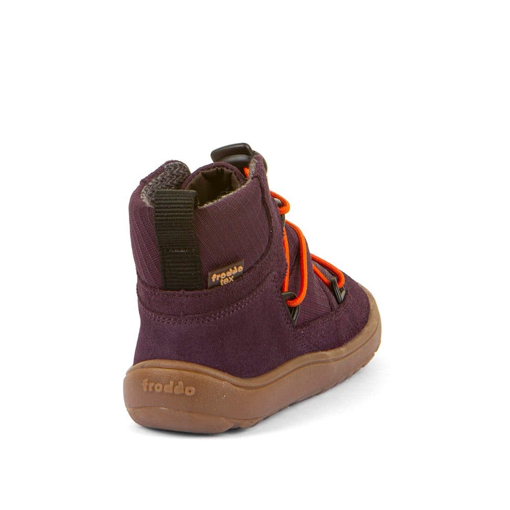 Dívčí celoroční barefoot boty TEX TRACK Purple Froddo G3110267-4 - 32 - náhled 5