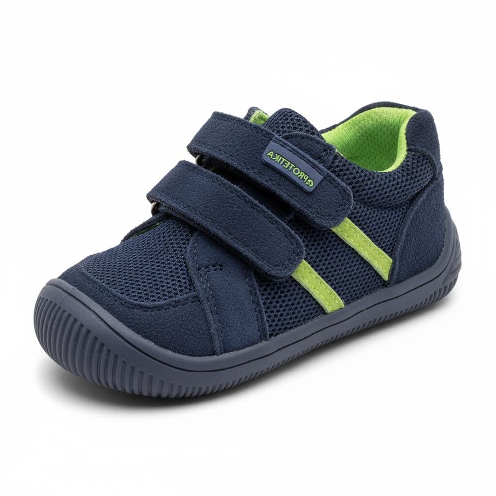 chlapecké celoroční boty Barefoot BRIK DENIM, Protetika, tmavě modrá - 20