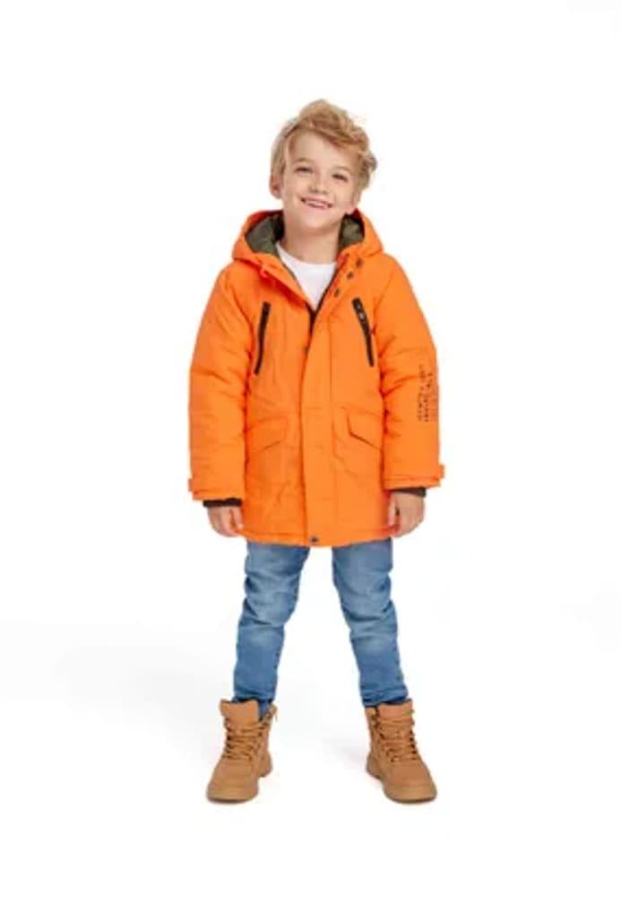 Kabát chlapecký Parka, Minoti, Blazer 2, oranžová - 80/86 | 12-18m - náhled 2