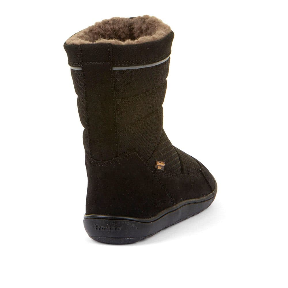 Dětské zimní barefoot sněhule UP TEX SNOW WOOL Black  G3160249 - 30 - náhled 5