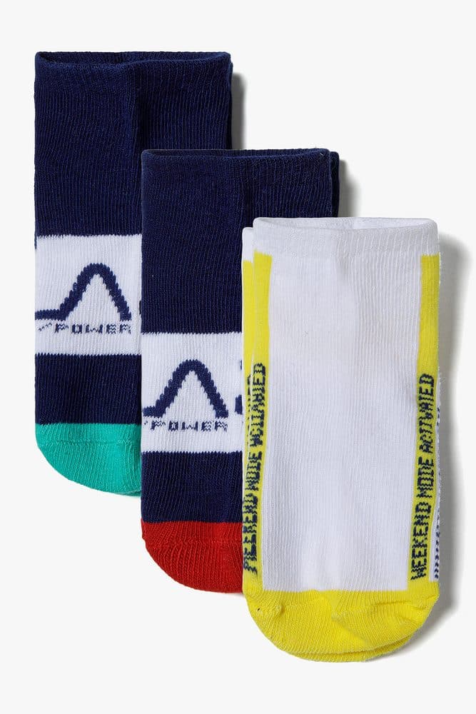 Ponožky chlapecké 3pack, Minoti, 13sock 20, Kluk -