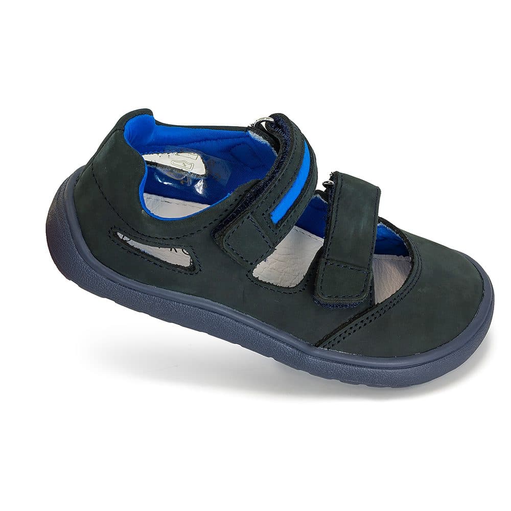 Chlapecké sandály Barefoot PADY DENIM, Protetika, tmavě modrá - 22 - náhled 4