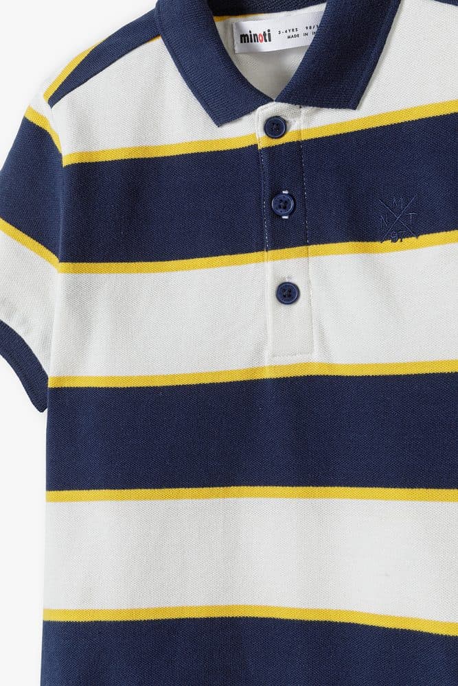 Tričko chlapecké Polo s krátkým rukávem, Minoti, 13polo 12, Kluk - 140/146 | 10/11let - náhled 3