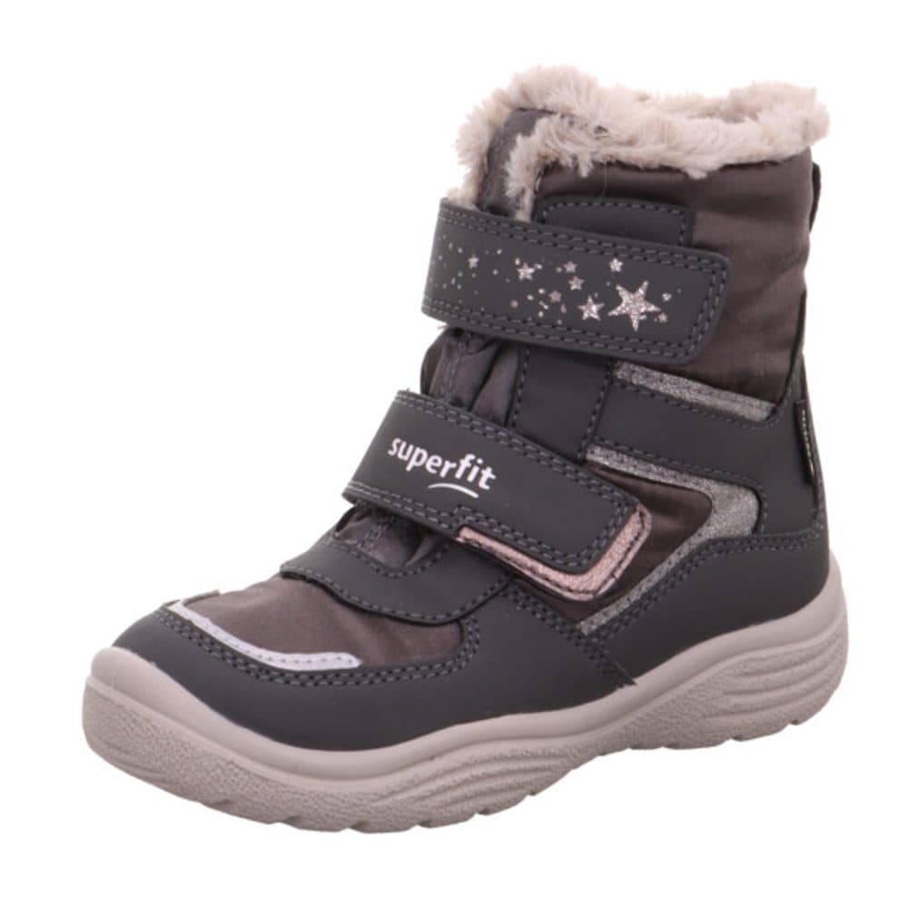 dívčí zimní boty CRYSTAL GTX, Superfit, 1-009098-2000, šedá -