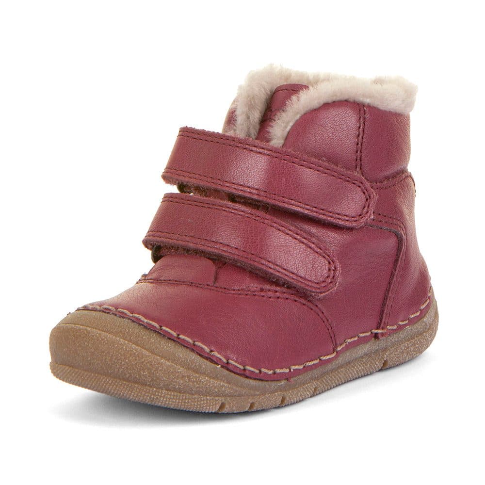 Dívčí zimní boty Flexible PAIX UP WINTER Bordeax, Froddo, G2110143-10, červená -