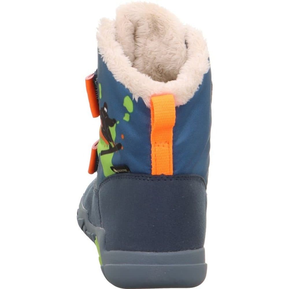 Chlapecká zimní obuv Superfit barefit TRACE GTX  Blue/Orange 1-006041-8020 - 25 - náhled 3