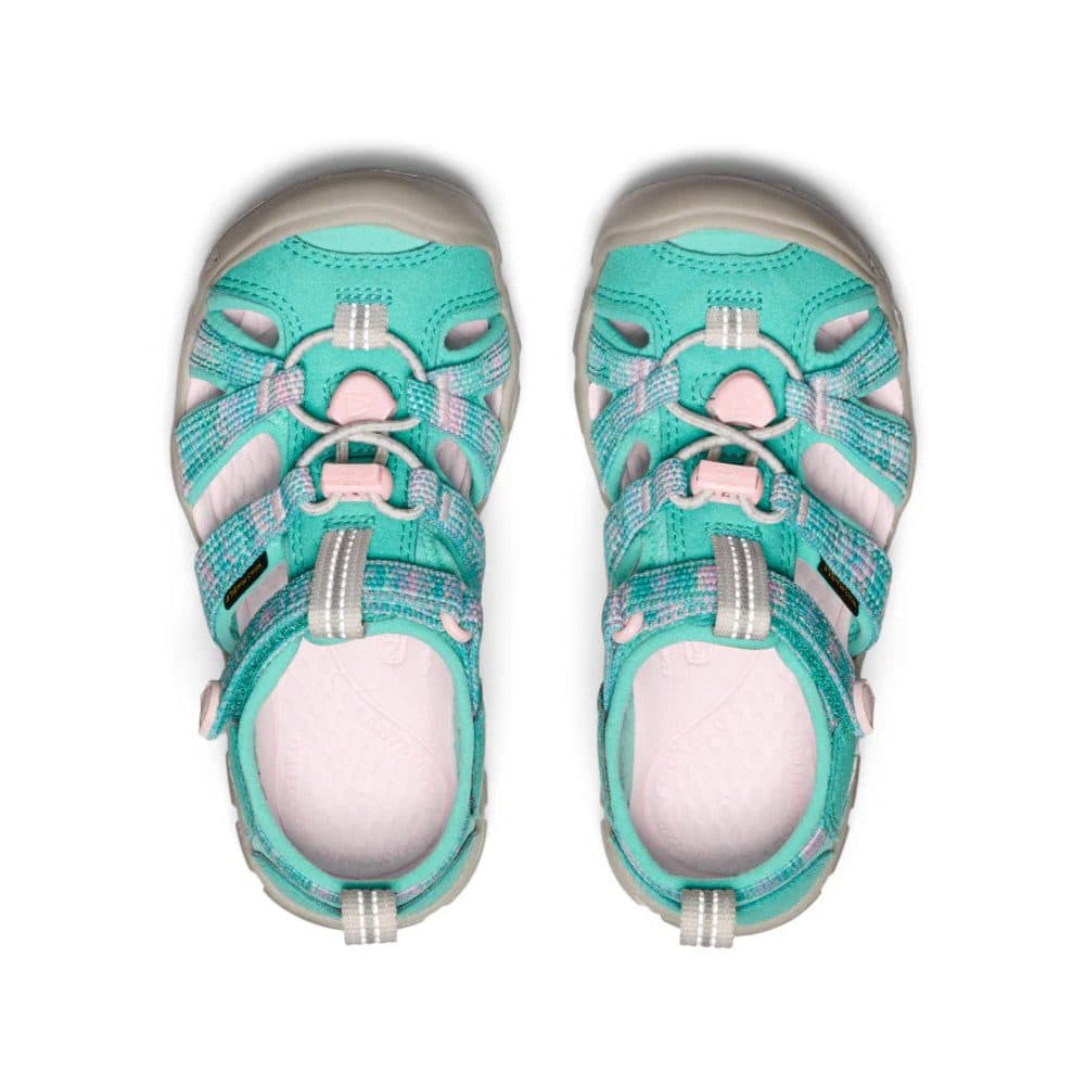 Dívčí sandály KEEN SEACAMP II CNX bright aqua/giggle pink - 24 - náhled 3