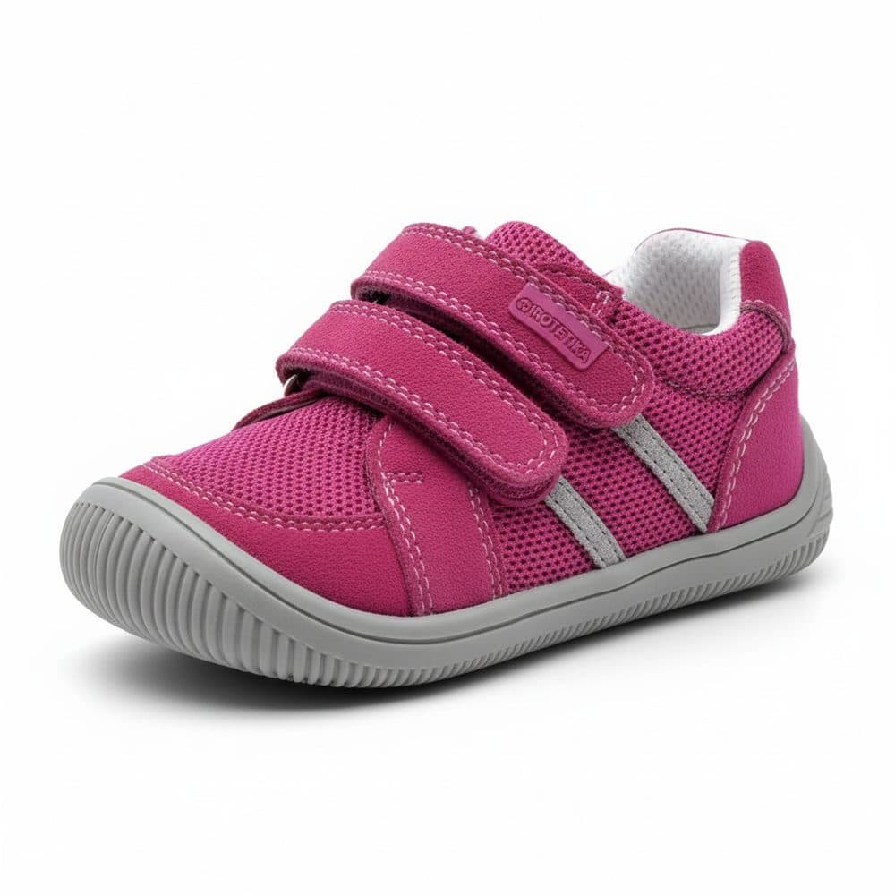 dívčí celoroční boty Barefoot BRIK FUXIA, Protetika, fuxia -