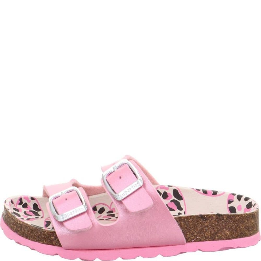 Dívčí korkové pantofle Superfit FOOTBAD Pink/Multicolored 1-800111-5550 - 29 - náhled 2