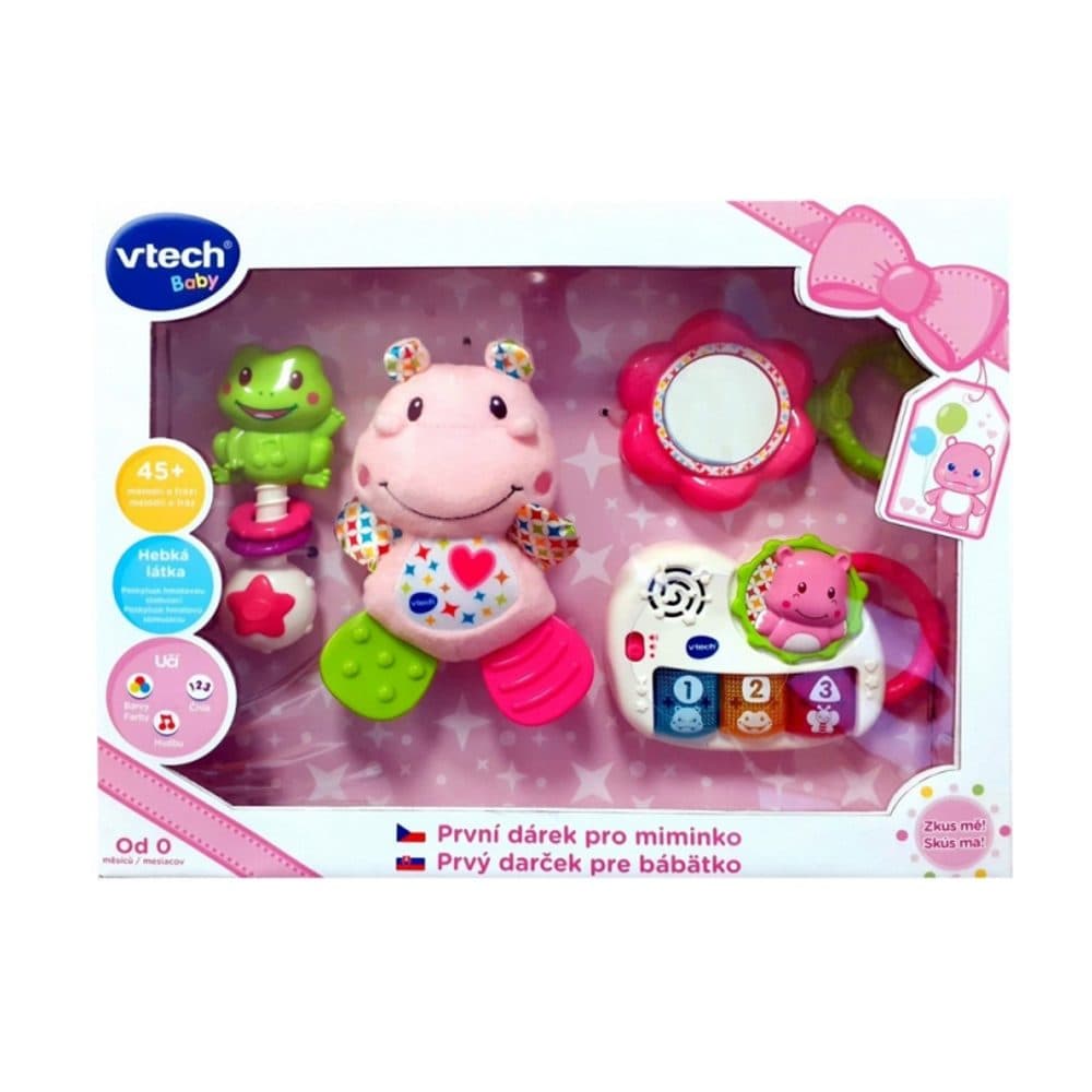 Vtech První dárek pro miminko CZ - růžový, Vtech, W006965