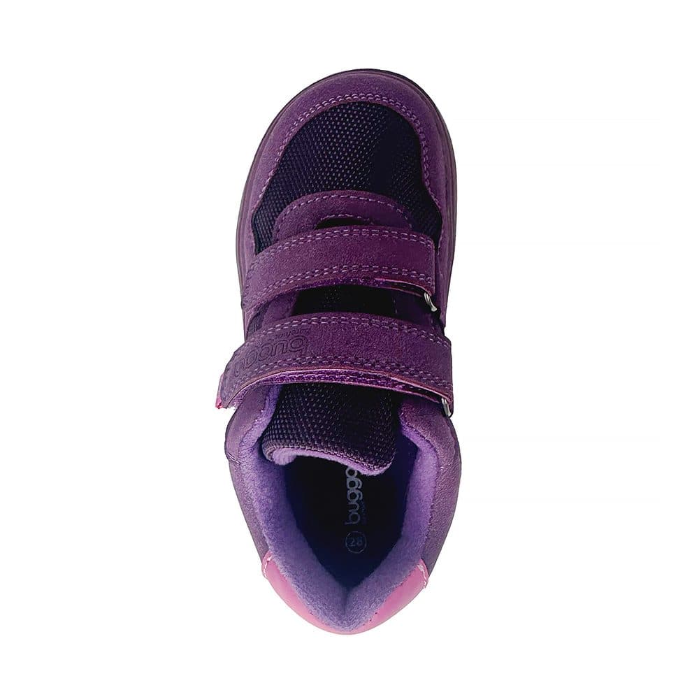 Dívčí celoroční barefoot tenisky Bugga SAFI Dark Purple B00201-06 - 25 - náhled 5