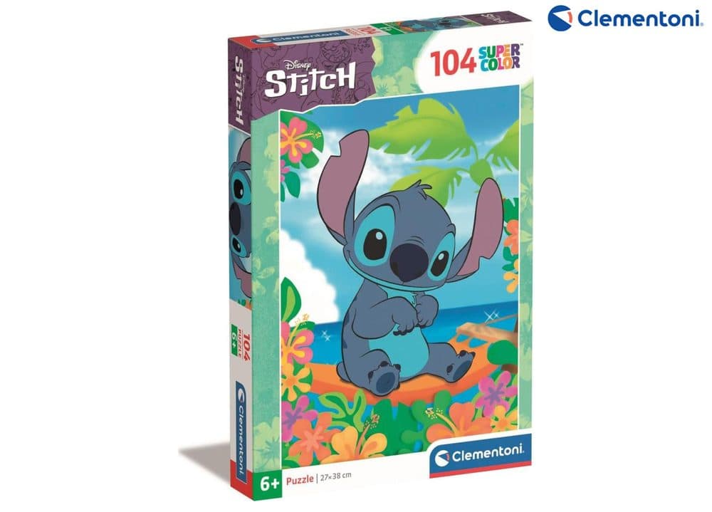 Clementoni Puzzle 104 Disney Stitch, Clementoni, W045880
