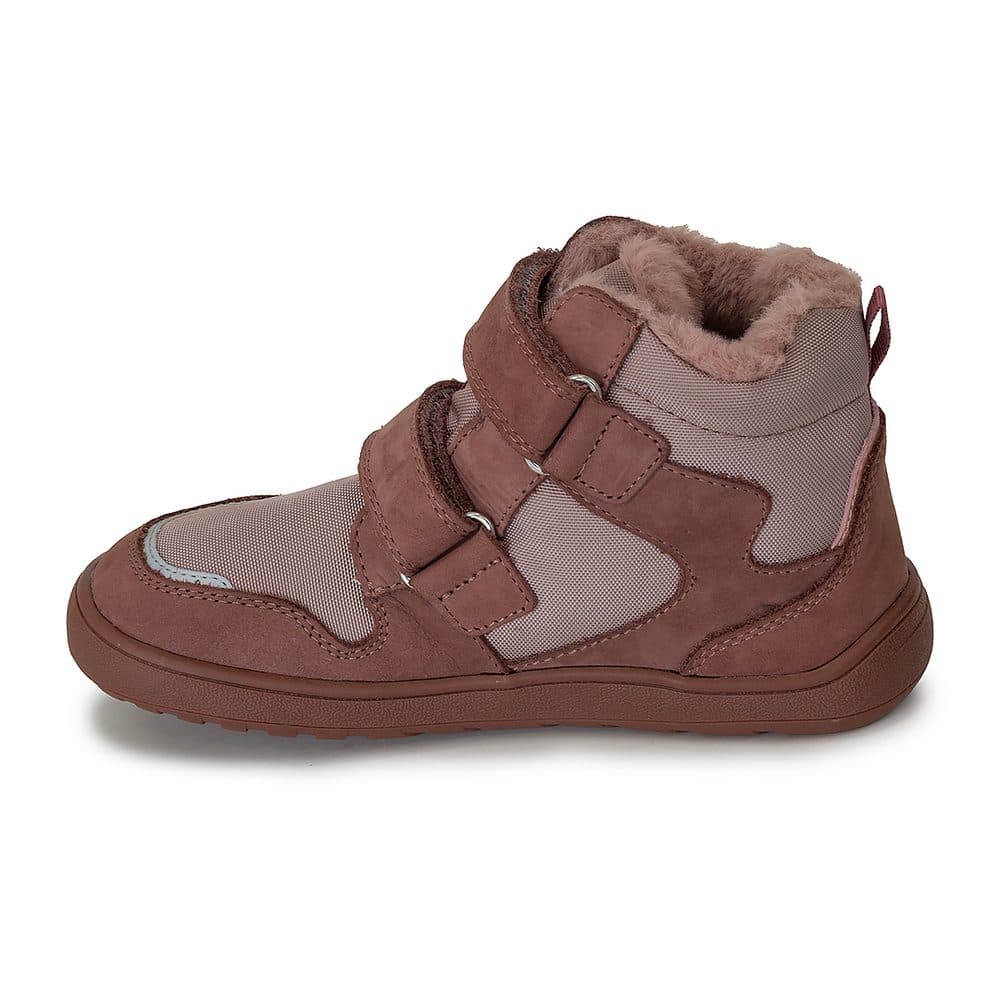 Dívčí zimní barefoot boty DAXI OLD PINK, Protetika, starorůžová - 23 - náhled 5