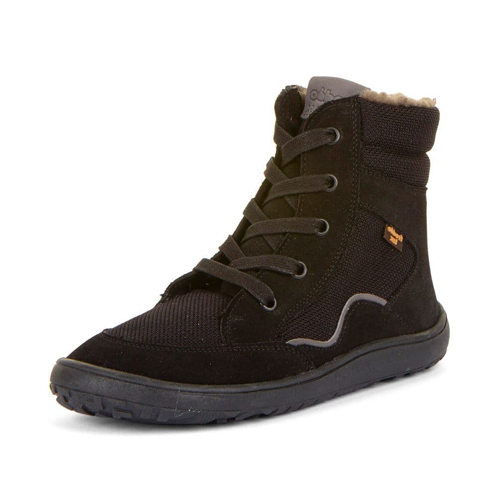 Dětské zimní barefoot boty TEX WOOL GROW Black, Froddo, G3160234-4, černá -