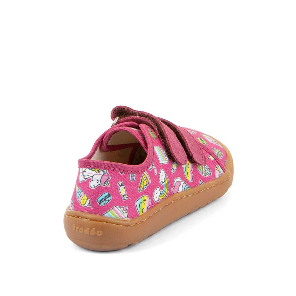 Dívčí plátěné barefoot tenisky CANVAS FUXIA+ Froddo G1700440-10 - 28 - náhled 5