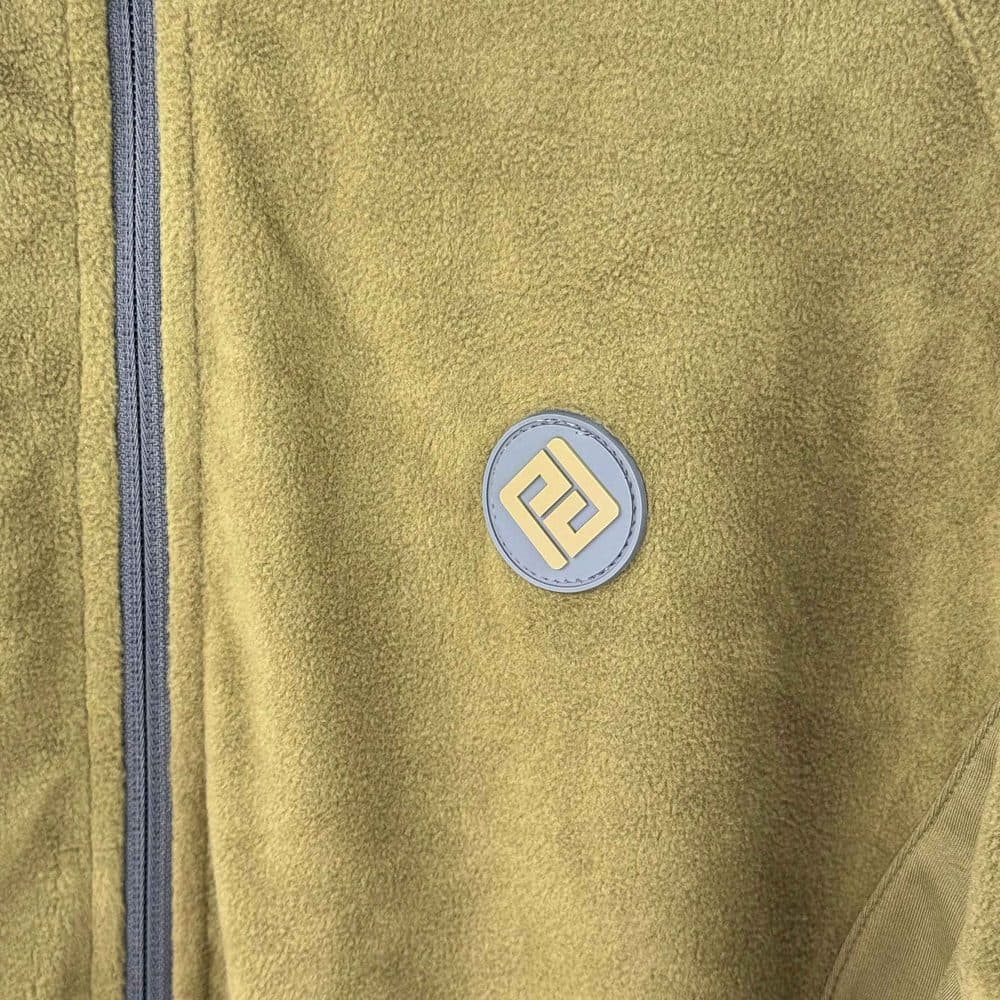 Outdoorová fleezová mikina na zip Pidilidi PD1171-14 Khaki - L - náhled 4
