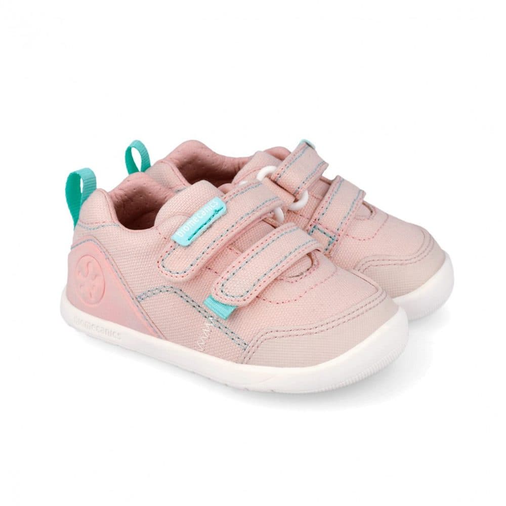 Dívčí barefoot plátěné tenisky  LONA BASICA ROSA Biomecanisc 262190-E032 - 22 - náhled 2
