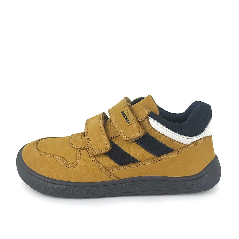 Chlapecké barefoot tenisky VESTON CAMEL Protetika hnědé - 21 - náhled 3