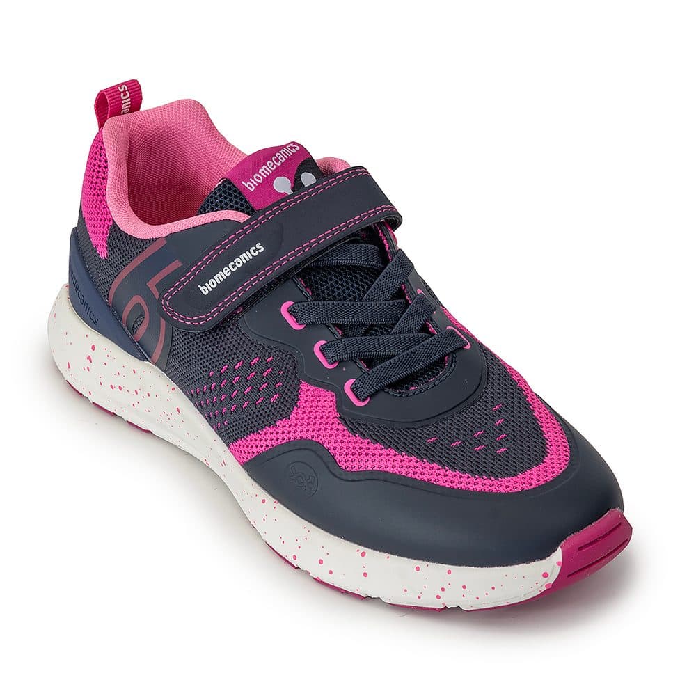 Dívčí tenisky ELASTICOS Azul/Fuscia, Biomeanics, 241271-C600, tmavě modrá - 31 - náhled 4
