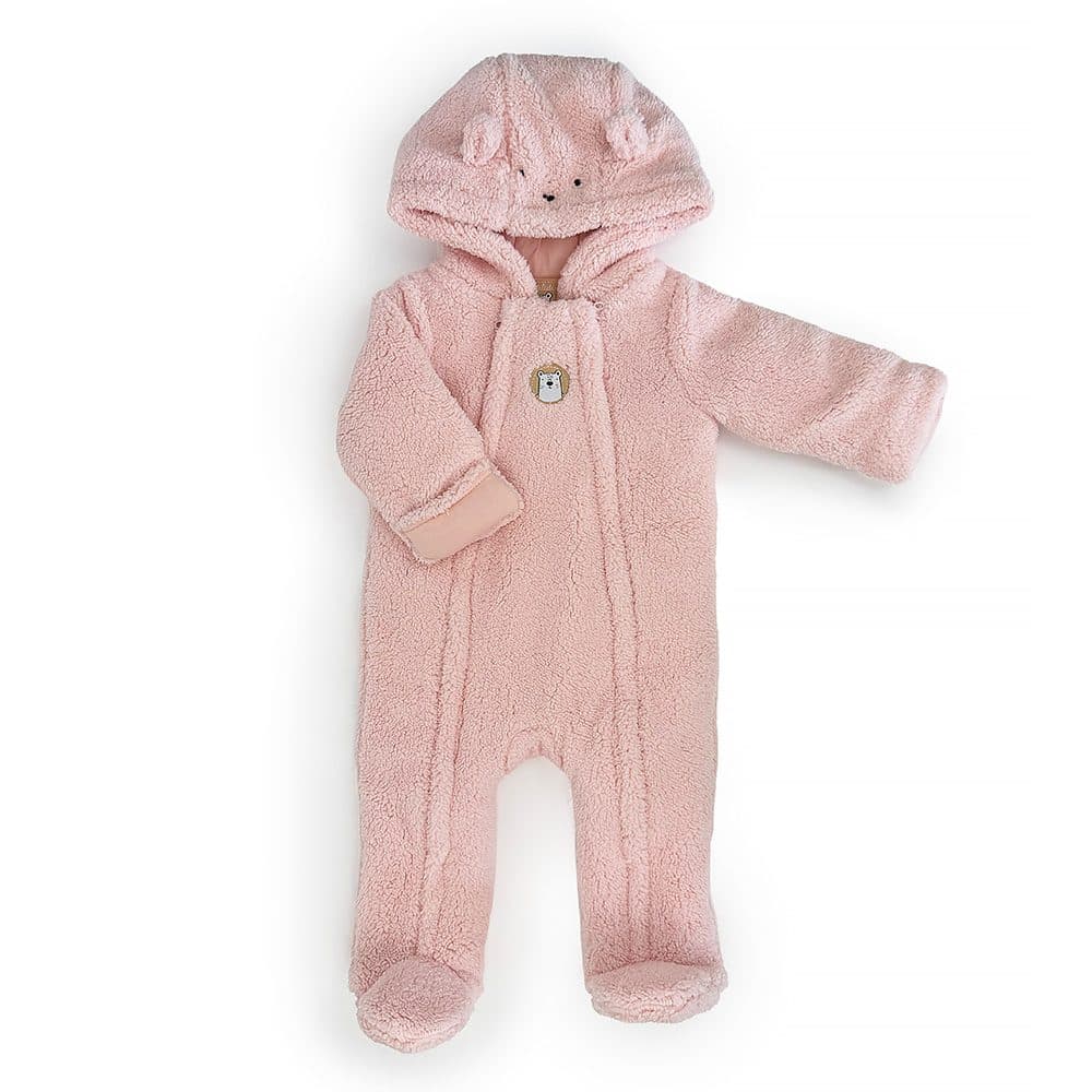 Zimní dívčí kojenecká kombinéza Pidilidi PD1166-03 Pink -