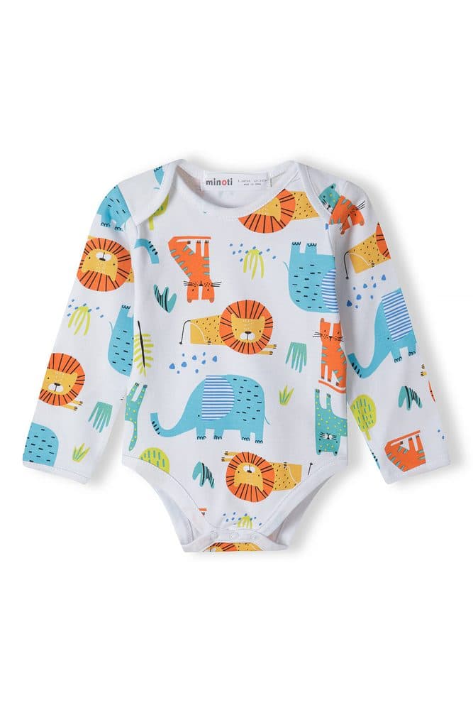 Body kojenecké 4pack, Minoti, 15mbaby 7, kluk - 50/56 | NB - náhled 3