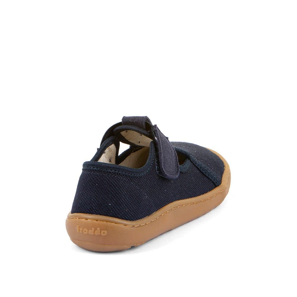 Chlapecké plátěné barefoot přezůvky CANVAS T-BAR DARK BLUE Froddo G1700439 - 35 - náhled 5