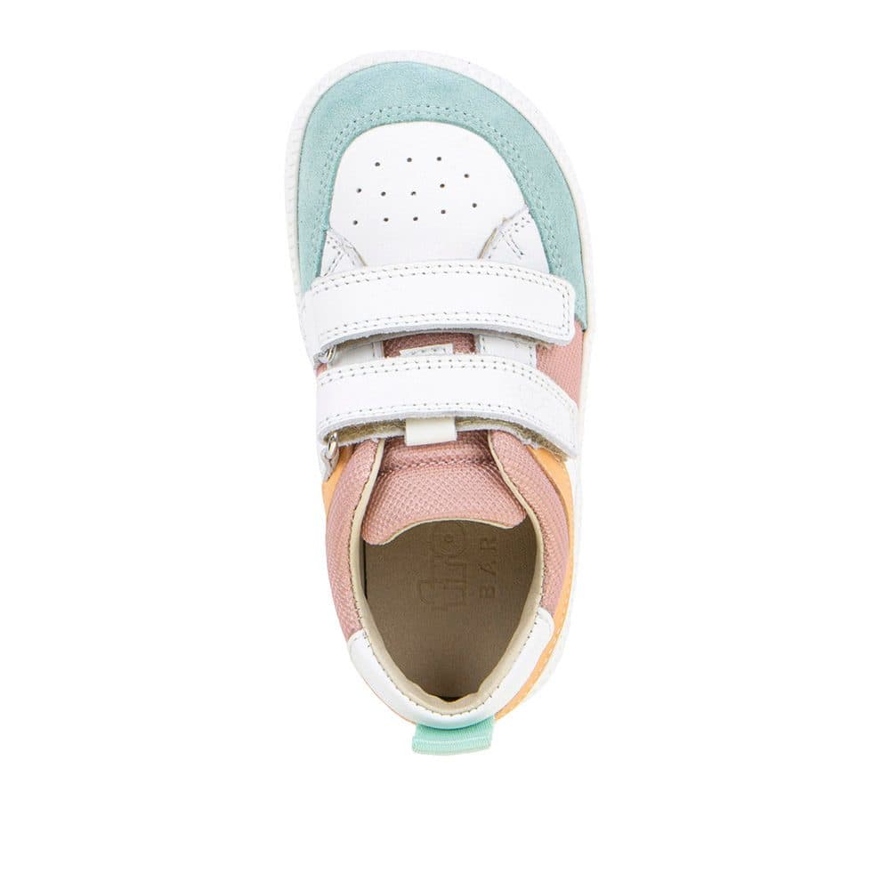 Dívčí barefoot textilní tenisky LOOP WHITE/PINK Froddo G3130282-4 - 24 - náhled 2