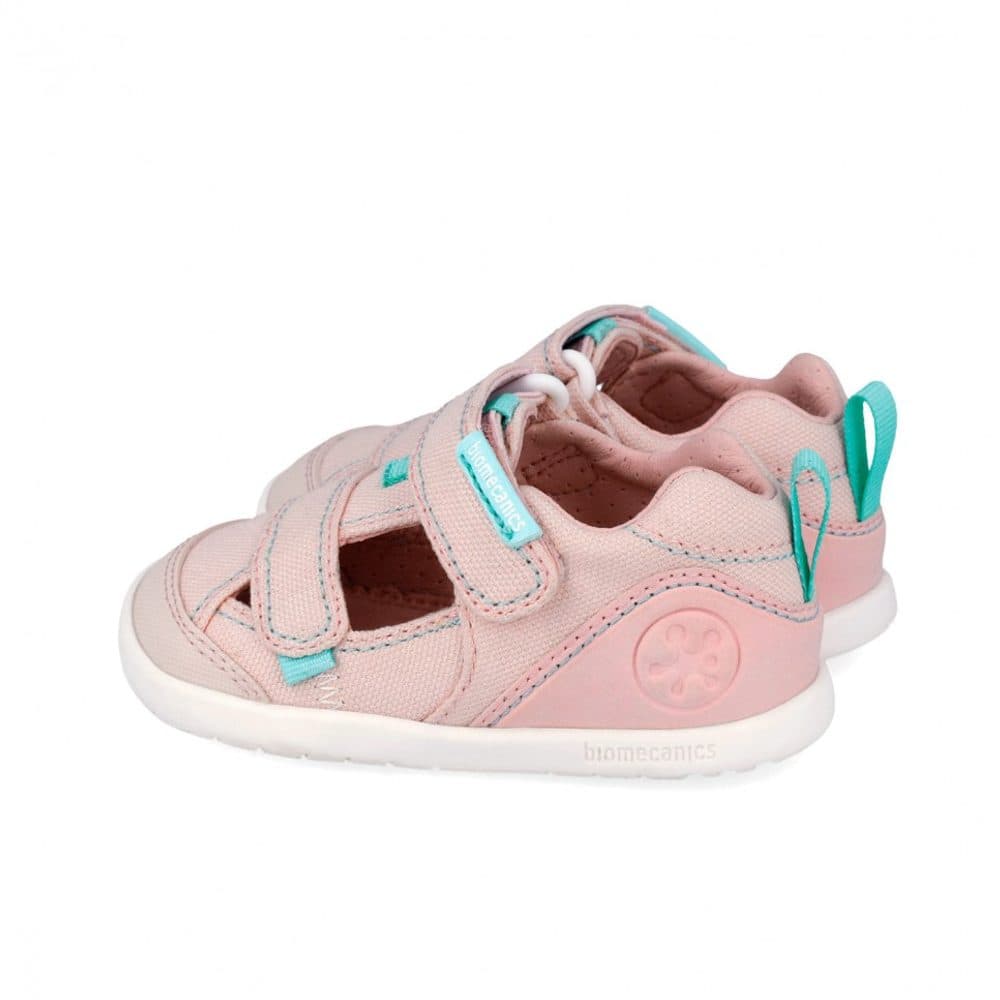 Dívčí barefoot sandály LONA BASICA BEIGE ROSA Biomecanics 262191-E032 - 22 - náhled 2