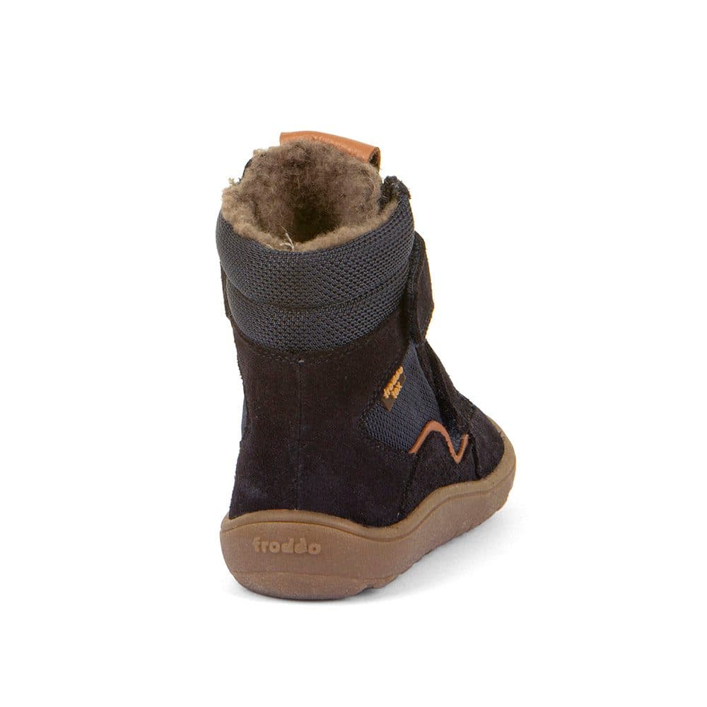 Chlapecké zimní barefoot boty TEX WINTER Dark Blue, Froddo, G3160233, tmavě modrá - 23 - náhled 2
