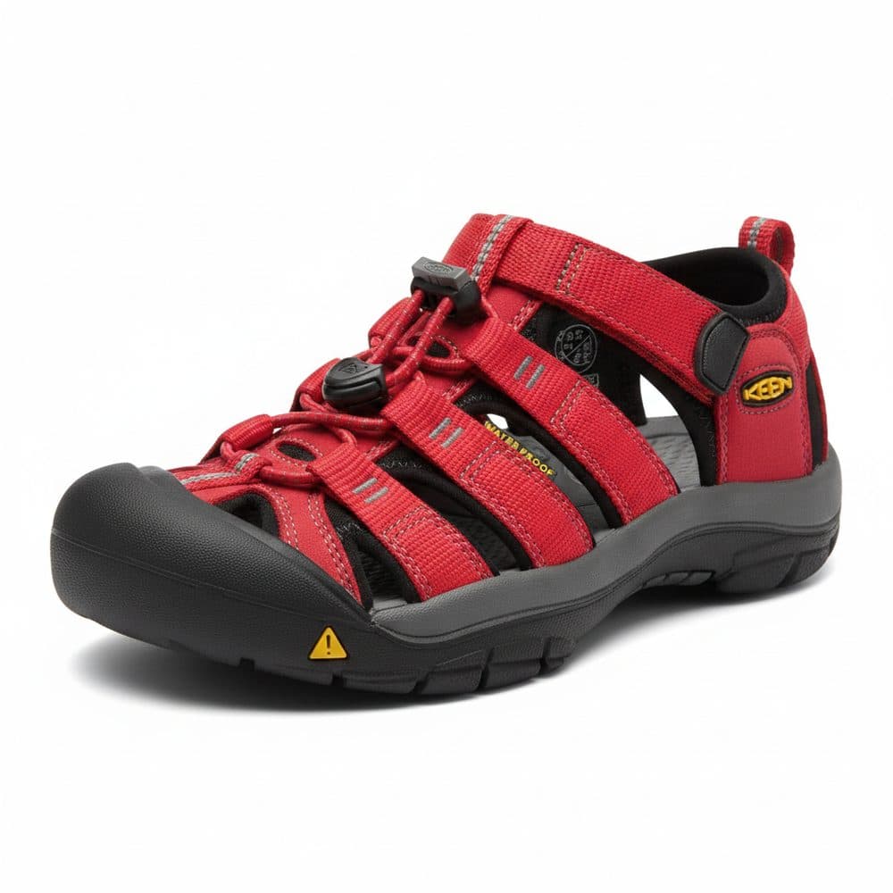 Dětské sandály NEWPORT H2 JR, ribbon red/gargoyle, Keen, 1012300, červená -